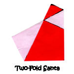 Two-Fold Santa. T: Lisa on 12/6/2020. C: Paula Versnick.