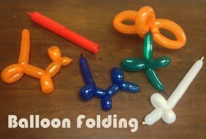 Making models with balloons